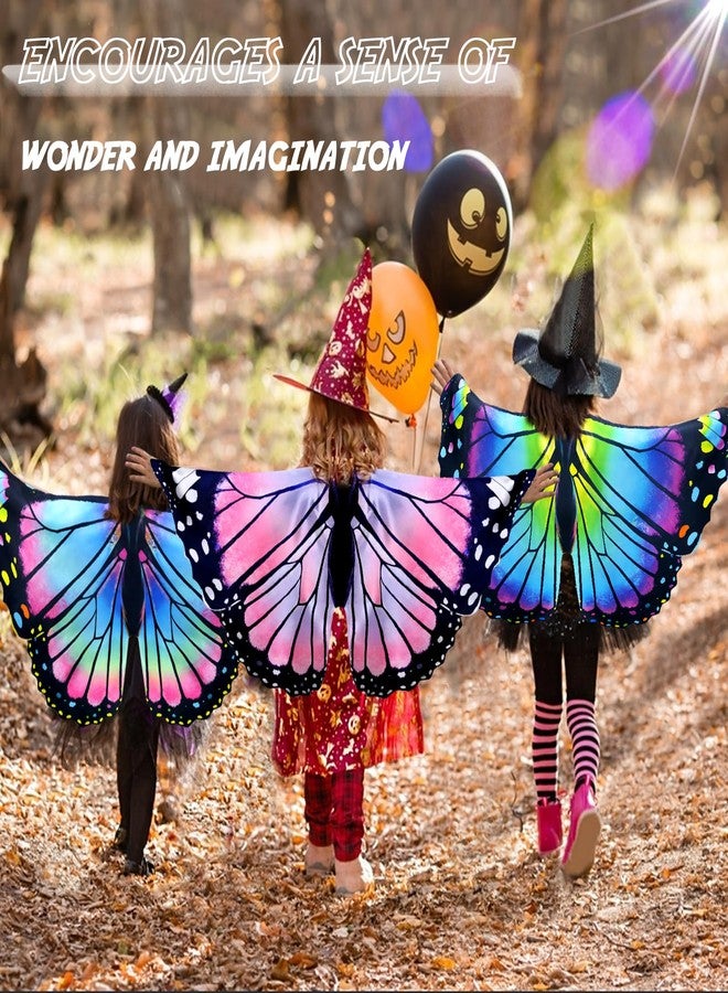 iROLEWIN Toddler Kids Butterfly-Wings for Girls Butterfly-Costume 10 Bulk Fairy Dress Up Wings as Boys Christmas Party Favors - Image 4